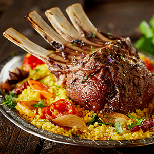 Basil Marinated Rack of Lamb 